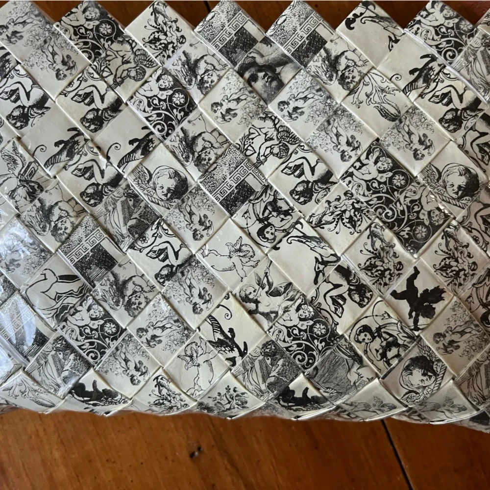 Stunning One of a Kind Wristlet with Cherub Design
